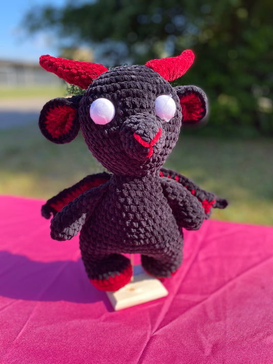 Black and red Baphomet